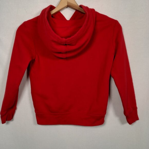 Polo Bear Ralph Lauren Hoooded Sweatshirt Youth 7 Red Ski Bear Skiing Hoodie - Picture 3 of 11